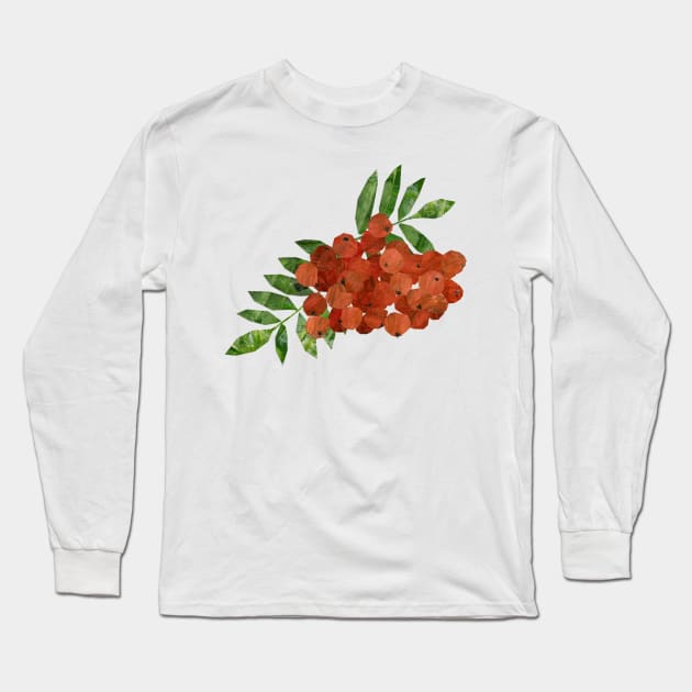 Rowan berries Long Sleeve T-Shirt by Babban Gaelg